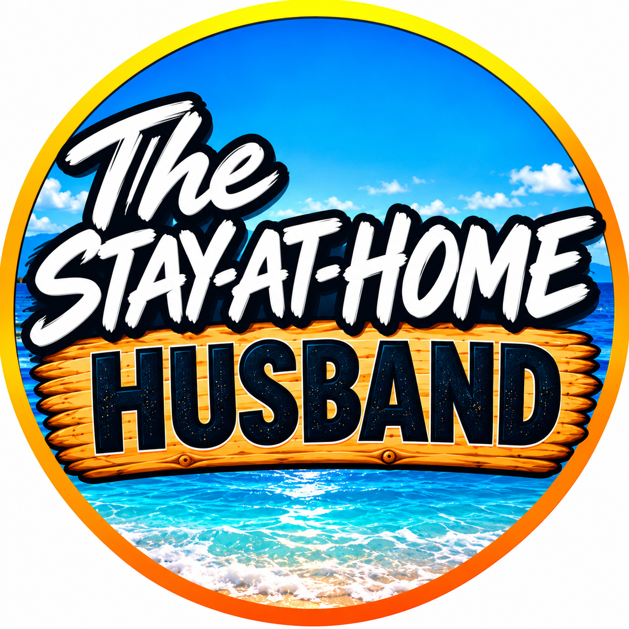 The Stay-at-Home Husband tropical badge